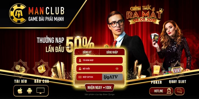 Hướng dẫn cách thức đăng ký tài khoản mới tại MANCLUB