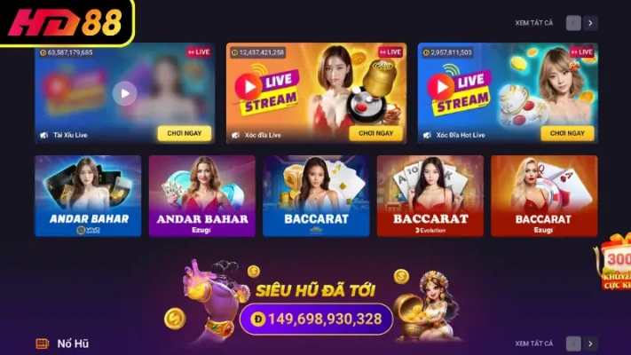 HD88 - Điểm hẹn giải trí trực tuyến hàng đầu